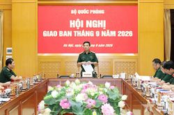 Đại tướng Phan Văn Giang chủ trì Hội nghị giao ban Bộ Quốc phòng tháng 9-2026