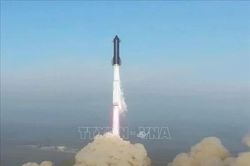Mỹ: Tên lửa Starship lần đầu vào quỹ đạo, triển khai vệ tinh Starlink