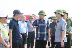 Bắc Ninh: Bí thư Thành ủy Nguyễn Hồng Thái kiểm tra tiến độ các khu tái định cư sân bay Gia Bình