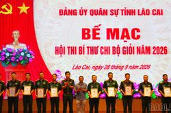 Bộ Chỉ huy Quân sự tỉnh Lào Cai tổ chức thành công Hội thi Bí thư chi bộ giỏi năm 2026