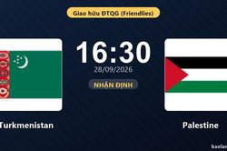 Trận Turkmenistan vs Palestine bị hủy