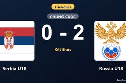 Russia U18 hạ gục Serbia U18 trong màn so tài giao hữu quốc tế
