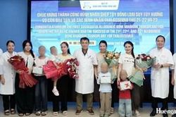 Bệnh viện Trung ương Huế điều trị thành công ca suy tủy xương vô căn bằng ghép tế bào gốc