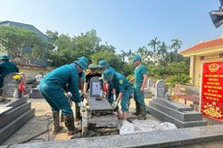 Hà Nội hoàn thành công tác lấy mẫu hài cốt liệt sĩ trước 3 tháng