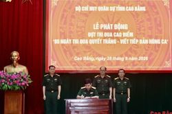 Phát động đợt thi đua cao điểm '80 ngày Thi đua Quyết thắng - Viết tiếp bản hùng ca'