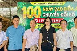 Từ phiên livestream đến xây dựng thương hiệu nông sản quê hương