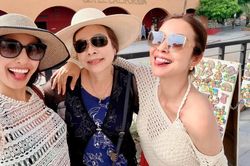 Mẹ ruột và em gái Hoa hậu Jennifer Phạm gây chú ý