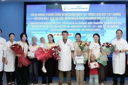 Ghép tế bào gốc cho ca suy tủy xương vô căn đầu tiên tại Huế