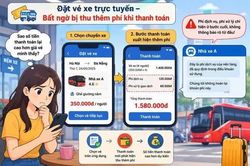 Làm gì khi khách hàng đã đặt vé xe trực tuyến nhưng vẫn bị thu thêm tiền?