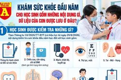 Khám sức khỏe đầu năm cho học sinh gồm những nội dung gì, dữ liệu của con được lưu ở đâu?