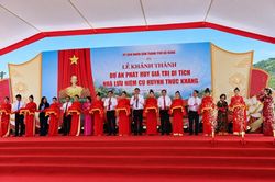 Khánh thành dự án Phát huy giá trị di tích Nhà lưu niệm cụ Huỳnh Thúc Kháng