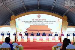 [Ảnh] Tổng Bí thư, Chủ tịch nước Tô Lâm dự Lễ khởi công Dự án đầu tư bảo quản, tu bổ, phục hồi Điện Kính Thiên