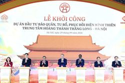 Tổng Bí thư, Chủ tịch nước Tô Lâm dự Lễ khởi công Dự án đầu tư bảo quản, tu bổ, phục hồi Điện Kính Thiên