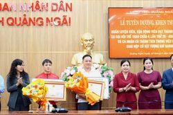 Quảng Ngãi tuyên dương võ sĩ giành HCB tại ASIAD 20