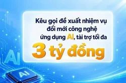Quỹ Đổi mới công nghệ quốc gia hỗ trợ tới 3 tỉ đồng cho dự án AI năm 2026