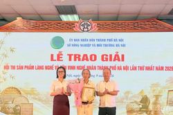 Hà Nội vinh danh những sản phẩm làng nghề giàu sức sáng tạo