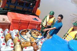 BĐBP Vĩnh Long liên tiếp phát hiện nhiều vụ vi phạm trên biển