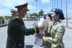 Chào đón những 'sứ giả hòa bình' trở về từ Abyei