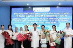 Cậu bé 1,5 tuổi hiến tủy cứu chị mắc bệnh suy tủy xương