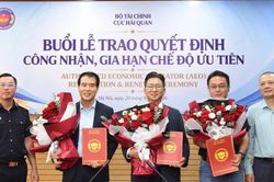 Hải quan công nhận thêm 3 doanh nghiệp FDI là doanh nghiệp ưu tiên