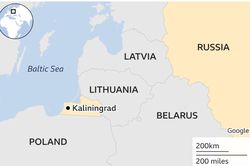 Nga dọa đáp trả bằng vũ khí hạt nhân nếu Kaliningrad bị phong tỏa