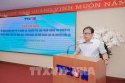 TTXVN tập huấn sử dụng kinh phí thực hiện nhiệm vụ đổi mới sáng tạo và chuyển đổi số năm 2026