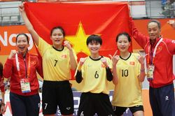 Cầu mây nữ giành Huy chương Vàng thứ 2 cho Việt Nam tại ASIAD 20