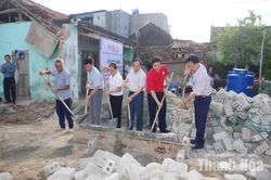 Khởi công xây dựng “Nhà chữ thập đỏ” tại xã Ba Đình