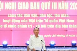 Tiếp tục nâng cao hiệu quả công tác dân vận, dân tộc, tôn giáo và hoạt động của Mặt trận