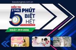 Điểm tin '5 phút biết hết' sáng 29-9: Đồng Nai đề xuất dành 3,5 ngàn căn nhà ở xã hội cho thuê