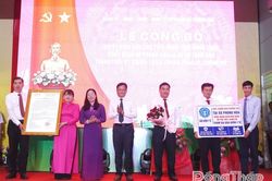 Phong Hòa công bố quyết định công nhận xã An toàn khu