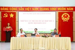 Đại biểu Quốc hội tỉnh Khánh Hòa tiếp xúc cử tri 4 xã, phường khu vực Ninh Hòa