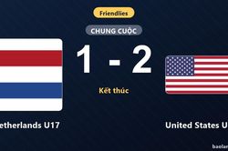 United States U17 đánh bại Netherlands U17 trong trận giao hữu quốc tế