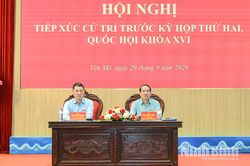 Đoàn đại biểu Quốc hội tỉnh Ninh Bình tiếp xúc cử tri xã Yên Mô trước kỳ họp thứ 2, Quốc hội khóa XVI
