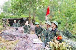 Diễn tập tiếp nhận dự bị động viên và thực hành tiến công tiêu diệt địch lâm thời phòng ngự