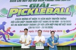 Giải Pickleball 80 năm Ngày truyền thống lực lượng vũ trang Quân khu 2