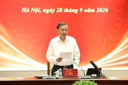 Tổng Bí thư, Chủ tịch nước Tô Lâm chủ trì Phiên họp tháng 9 Thường trực Ban Chỉ đạo Trung ương về hoàn thiện thể chế và thực thi pháp luật