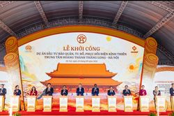 Tổng Bí thư, Chủ tịch nước Tô Lâm dự Lễ khởi công Dự án đầu tư bảo quản, tu bổ, phục hồi Điện Kính Thiên