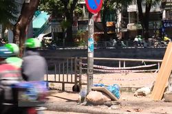 Nhiều điểm đen chân rác trên phố Giáp Nhất