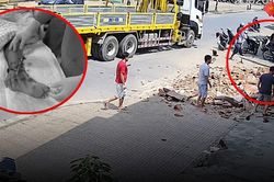 Cổng làng sập đè bé trai lớp 3, bác sĩ nối tạm bàn tay vào mạch máu cẳng chân