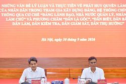 Vững lý luận, sát thực tiễn trong xây dựng Đề án phát huy quyền làm chủ của Nhân dân