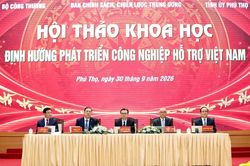 Phát triển công nghiệp hỗ trợ theo hướng làm chủ năng lực