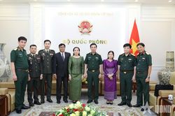 Đại tướng Phan Văn Giang tiếp Đại sứ Campuchia tại Việt Nam