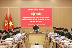 Nghiệm thu công trình Tổng kết công tác Đảng, công tác chính trị của Tổng cục Hậu cần - Kỹ thuật giai đoạn 2021-2025