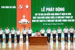 Bộ Tham mưu Cảnh sát biển phát động đợt thi đua cao điểm
