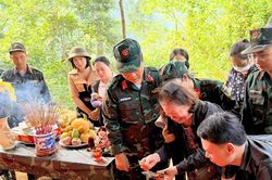 Quy tập 2 hài cốt liệt sĩ tại Tuyên Quang