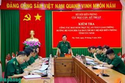 Kiểm tra công tác bảo đảm trật tự, an toàn giao thông đường bộ năm 2026 tại Tây Ninh