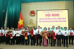 Hưng Yên: Thành lập các đơn vị sự nghiệp công lập và công bố công tác cán bộ