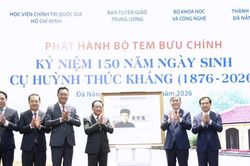 Phát hành bộ tem đặc biệt kỷ niệm 150 năm Ngày sinh cụ Huỳnh Thúc Kháng: Khắc ghi dấu ấn một nhân cách lớn