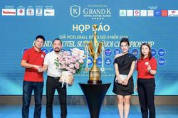 32 đội quy tụ tại ở Siêu giải Pickleball 3 miền tại Hà Nội